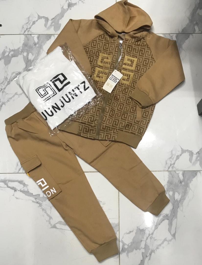 Kids 3-in-1 Joggers Set – Ages 7–9 Years