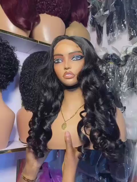 18" Layered Bounce Wig – Natural Color